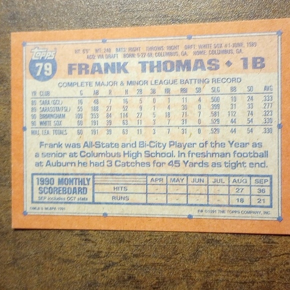 Topps Baseball Trading Cardn - Picture 2 of 2